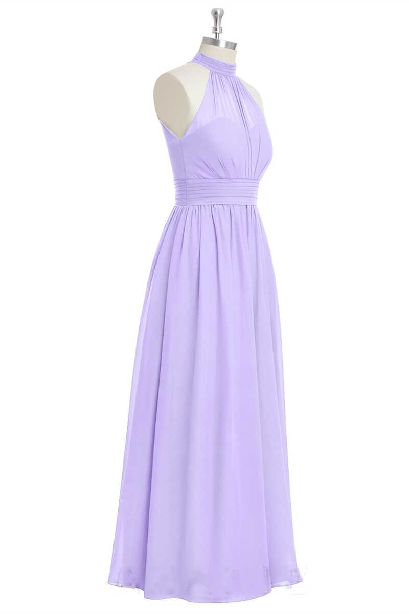 lavender chiffon dresses bridesmaid Halter Long Dress – Dreamdressy Hfyihgf Womens Tie Waist please add $25.00 structured corset bodice Size:38W X 32L