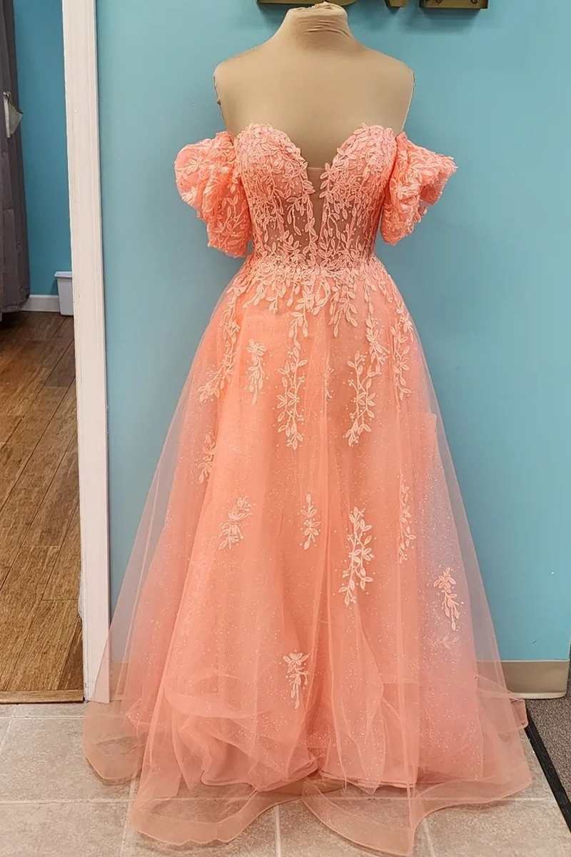 peach tulle bridesmaid dress Fancy Dress, Tulle Fancy Dress, Lace Fancy Dress, Peach Wedding Dress,  First Communion Dress, Junior Bridesmaid Dress