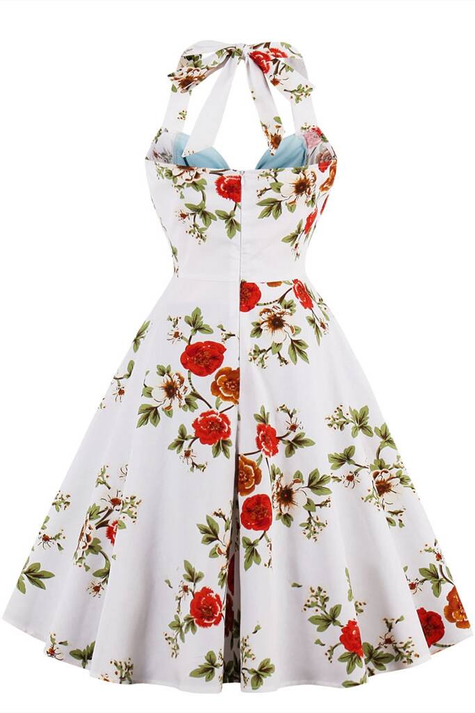1950s Vintage Hater Floral Short Dress – Dreamdressy