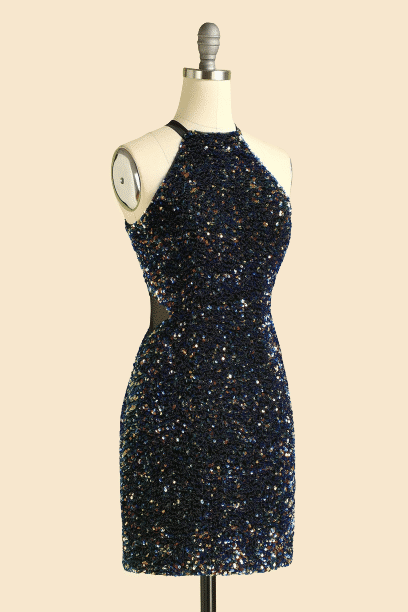 affordable wedding dresses Spaghetti Strap Simple Summer Cheap Wedding Dresses with Slit AWD1114 US Size:US20W Editorialist_colour_Blue SHE+SKY Cobalt & Marigold