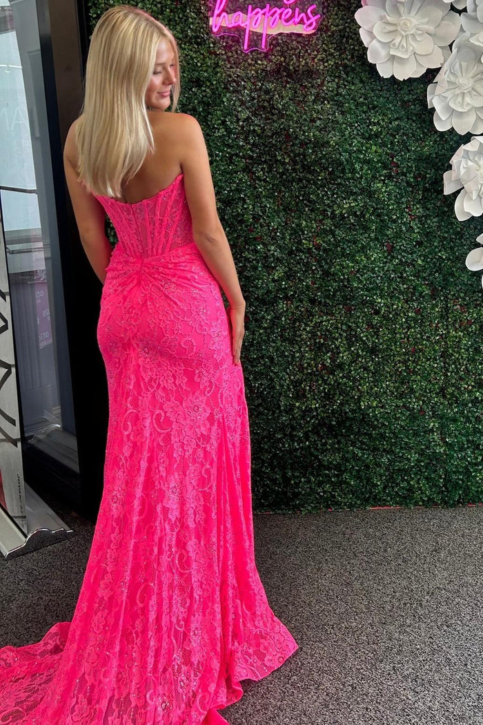 Hot Pink Prom Dresses – Dreamdressy Hot Pink Prom Dresses – Dreamdressy
