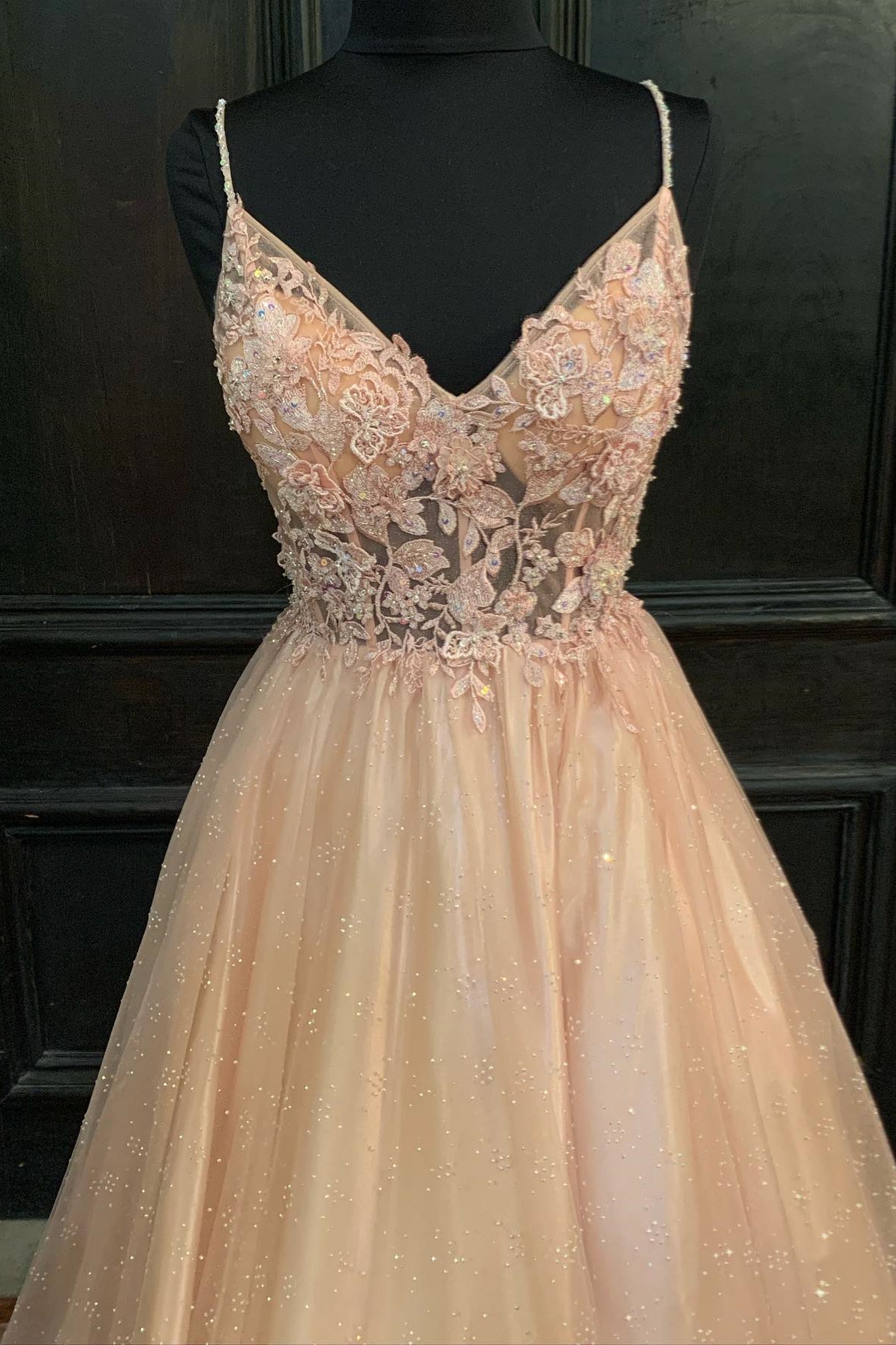 golden sequin dress for women Jasella Embellished Corset Gown in Gold