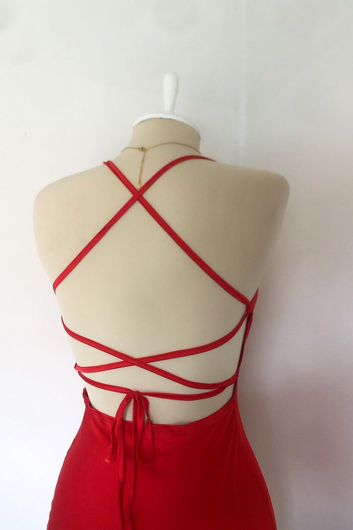 Cowl Neck A-line Homecoming Dress