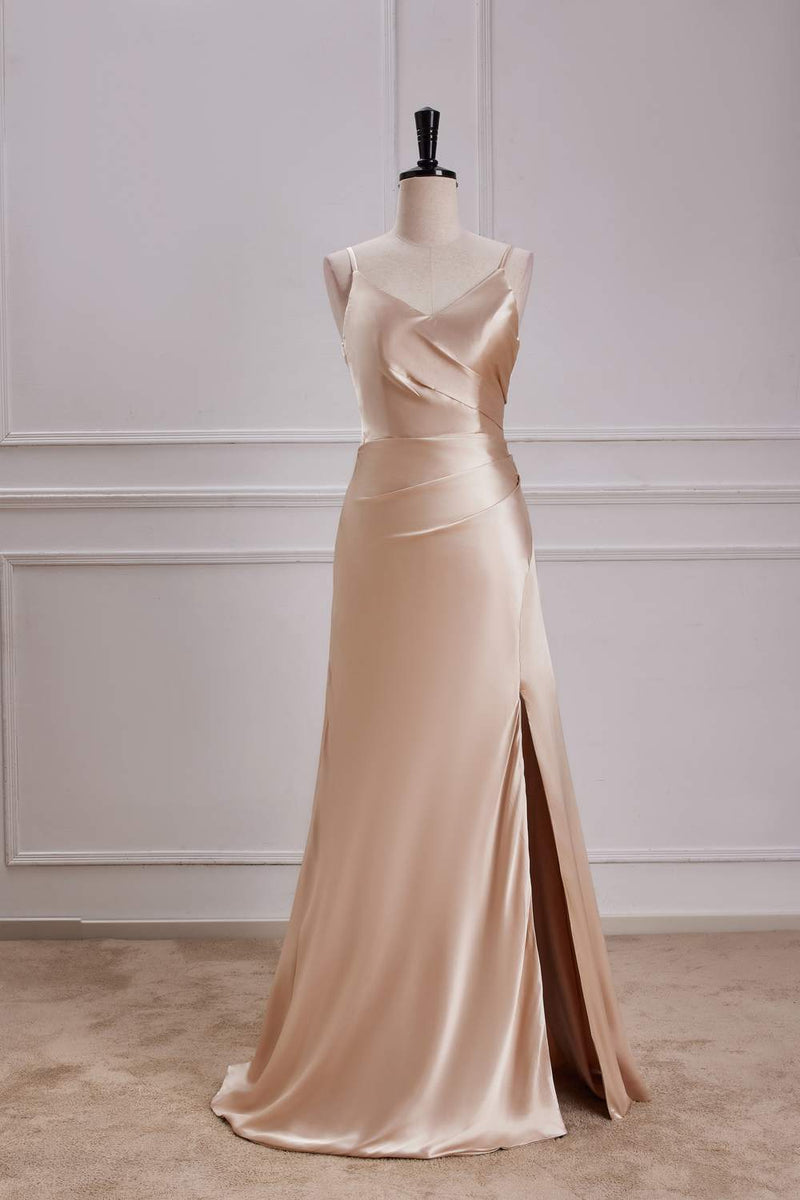 beige satin bridesmaid dresses Neutral Bridesmaid Dresses in Nude & Beige