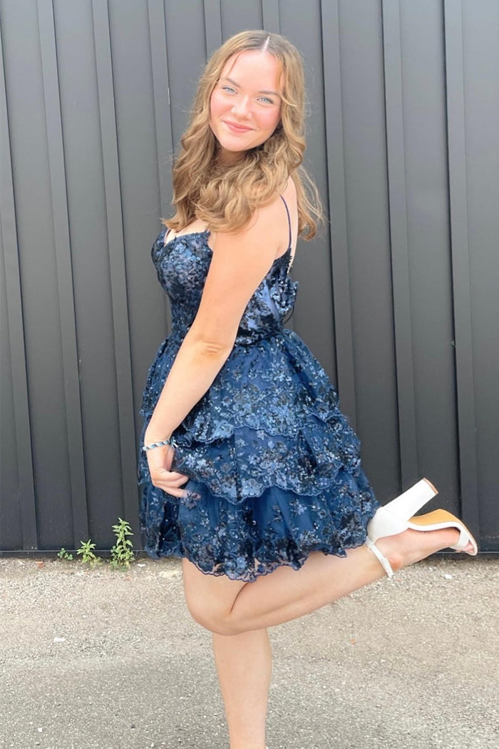 one shoulder homecoming dresses 2021 One Shoulder Ruffled Short Prom Dress Yellow Homecoming Dress US6 / Yellow
