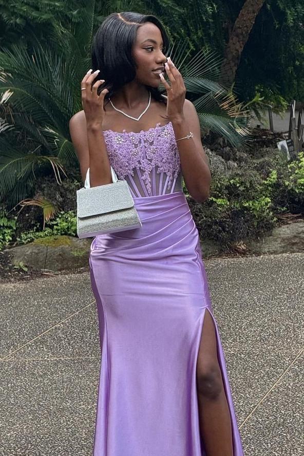 Strapless Red Sheet Appliques Fitted Long Prom Dress Dreamdressy Strapless Red Sheet Appliques Fitted Long Prom Dress Dreamdressy