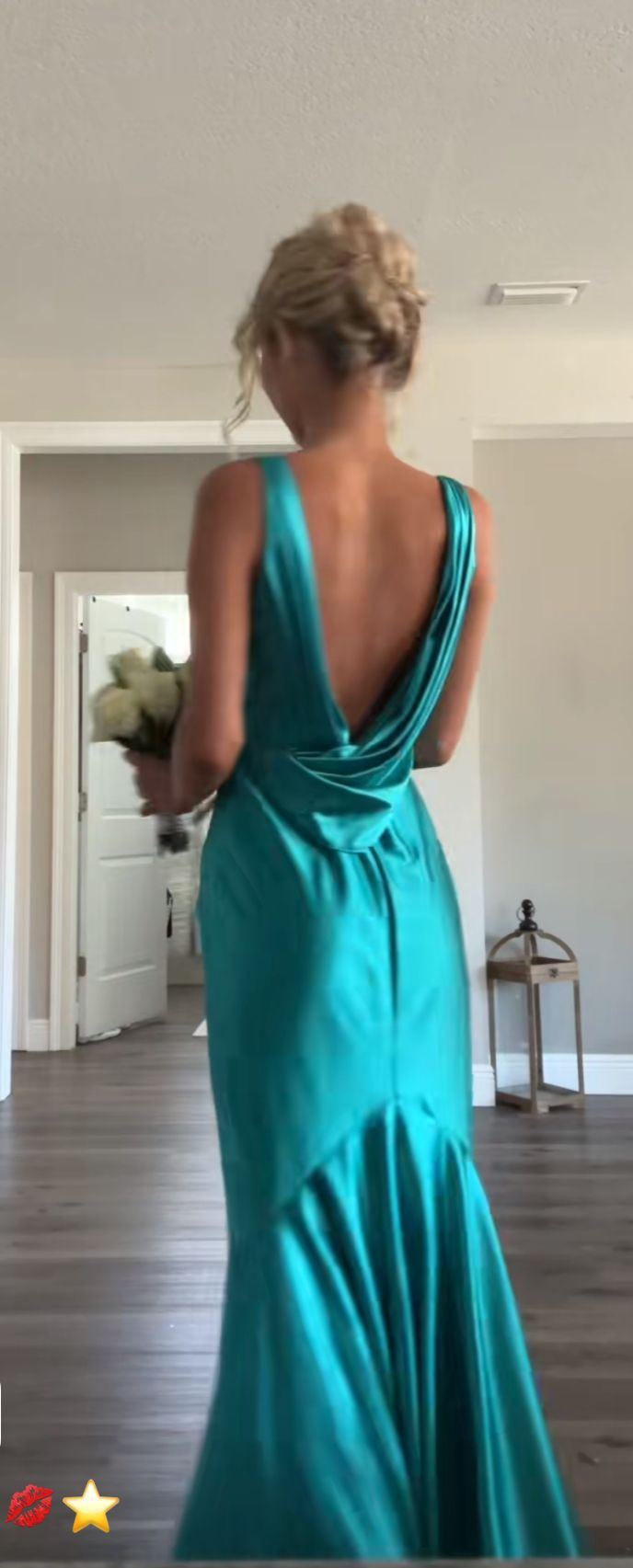 Cowl Black Teal Satin Long Formal Dress Dreamdressy Cowl Black Teal Satin Long Formal Dress Dreamdressy