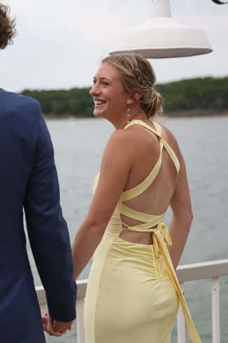 Burgundy V Neck Satin Fitted Long Formal Dress