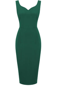 Green  Mermaid Vintage Dress