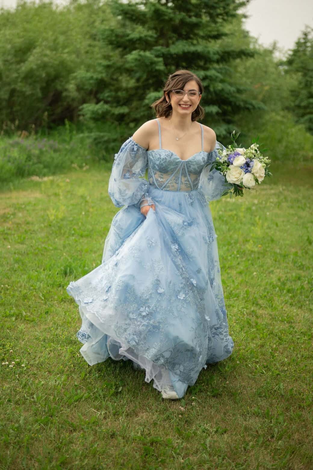 Blue 3D Floral Lace Sweetheart A-Line Long Prom Dress Dreamdressy Blue 3D Floral Lace Sweetheart A-Line Long Prom Dress Dreamdressy