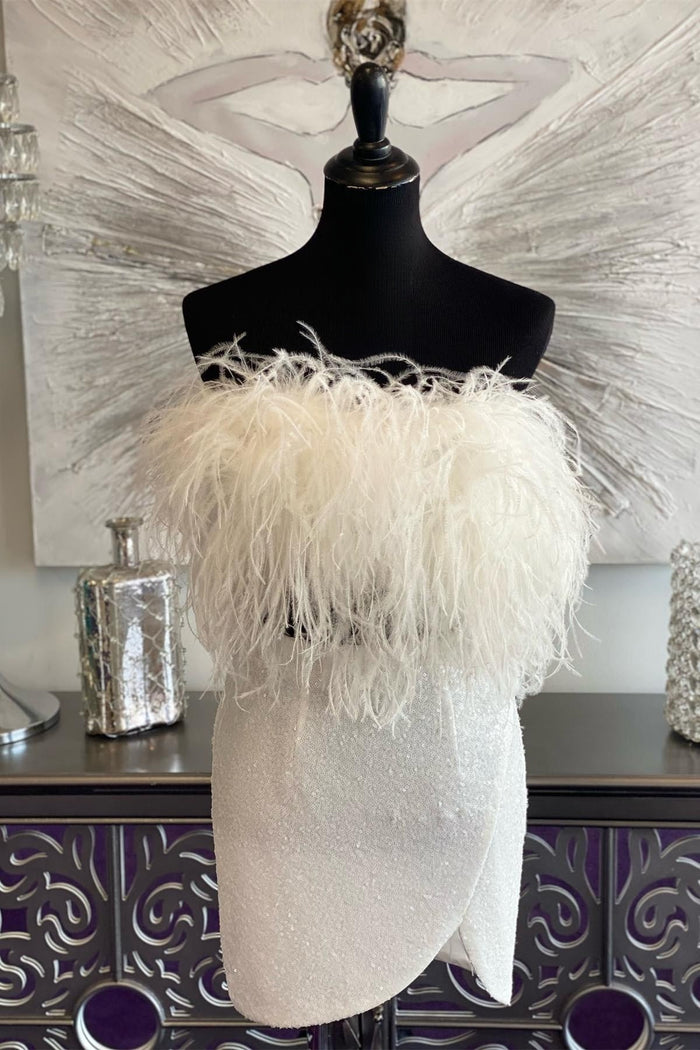 Feather Homecoming Dresses Dreamdressy Feather Homecoming Dresses Dreamdressy