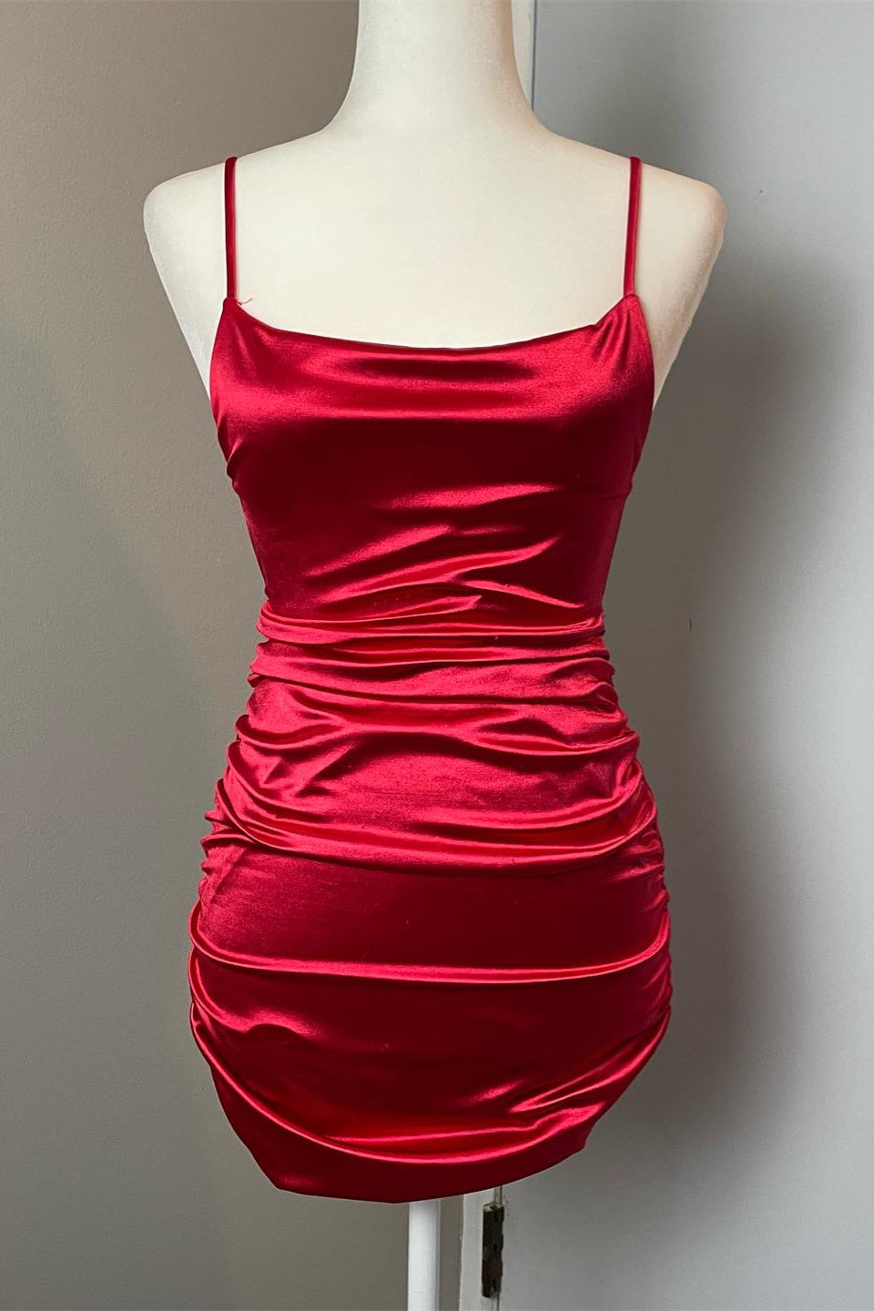 red silk homecoming dress Wedtrend Women Stylish Red Bodycon Homecoming Dress with Lace Up Back  Corset Short Cocktail Party Dress – WEDTREND