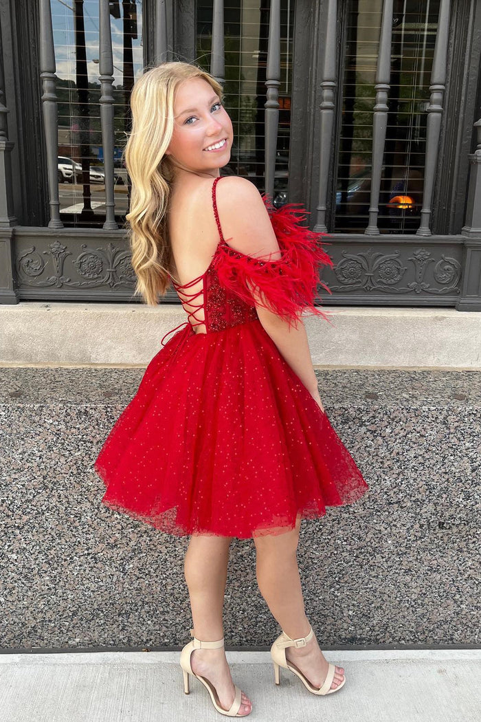 Feather Homecoming Dresses Dreamdressy Feather Homecoming Dresses Dreamdressy