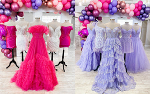 Glitter Magenta V-Neck Bow Back A-Line Short Homecoming Dress Dreamdressy Glitter Magenta V-Neck Bow Back A-Line Short Homecoming Dress Dreamdressy