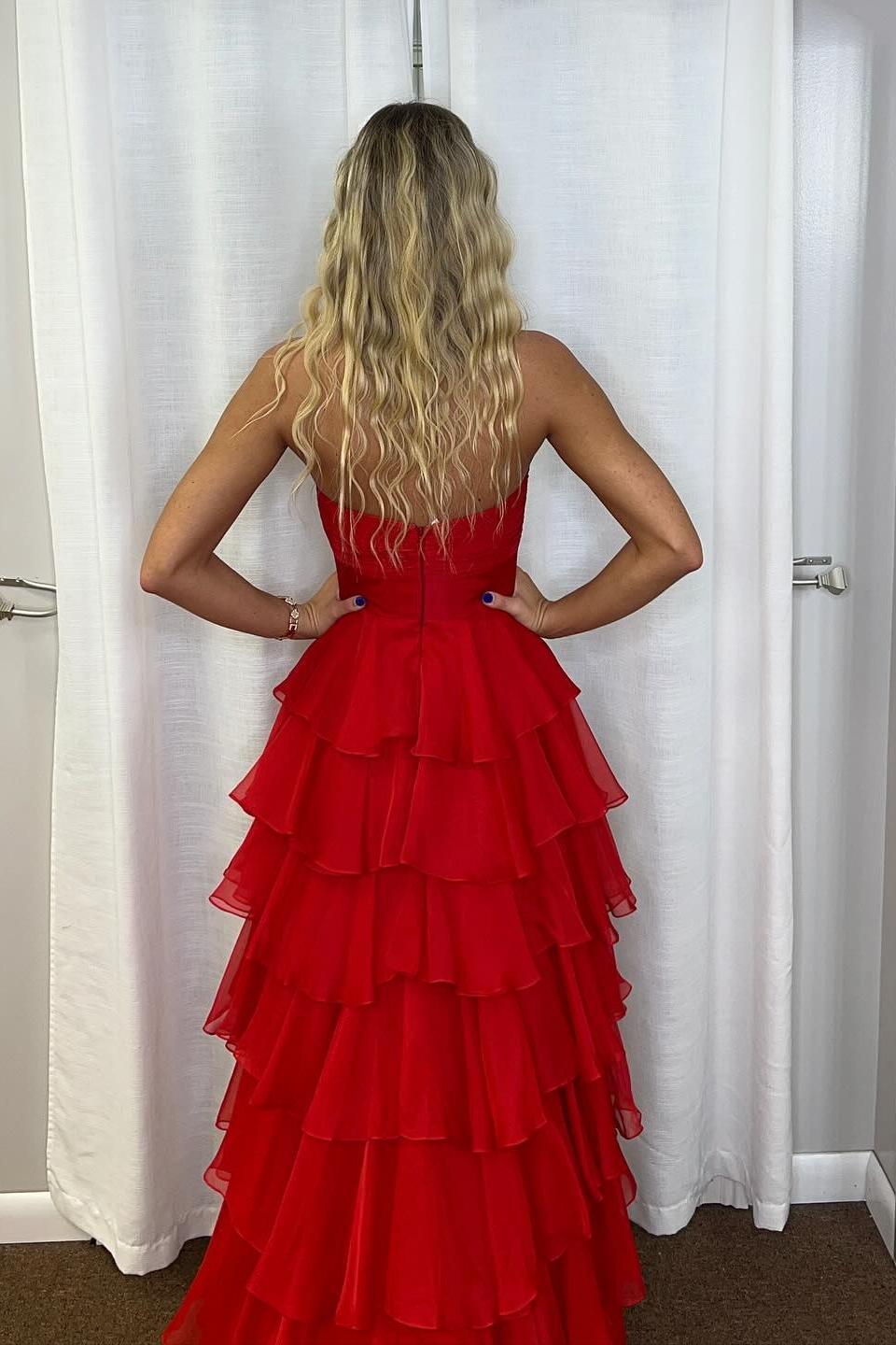 hot pink chiffon dresses Elegant Long Chiffon Hot Pink Evening Dresses With Cape A-Line One Sho PreppyDress
