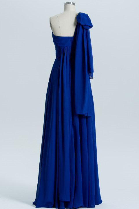 royal blue bridesmaid dresses one shoulder Royal Blue Bridesmaid Dresses,Simple One Shoulder Bridesmaid Dress,BD00302, US6 / Burgundy