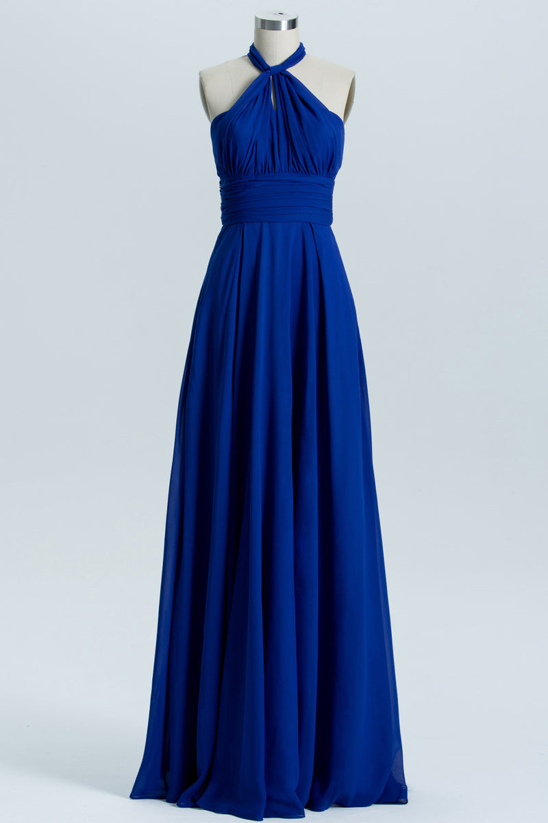 royal blue infinity dress bridesmaid A-line Chiffon Long Convertible – Dreamdressy Size:XS-P vintage Dior dress from a formal wedding PROPER SPORT BOYS COTTON