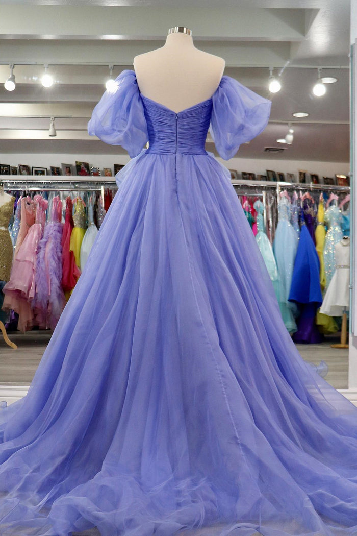 Puff Sleeves Prom Dresses Dreamdressy Puff Sleeves Prom Dresses Dreamdressy