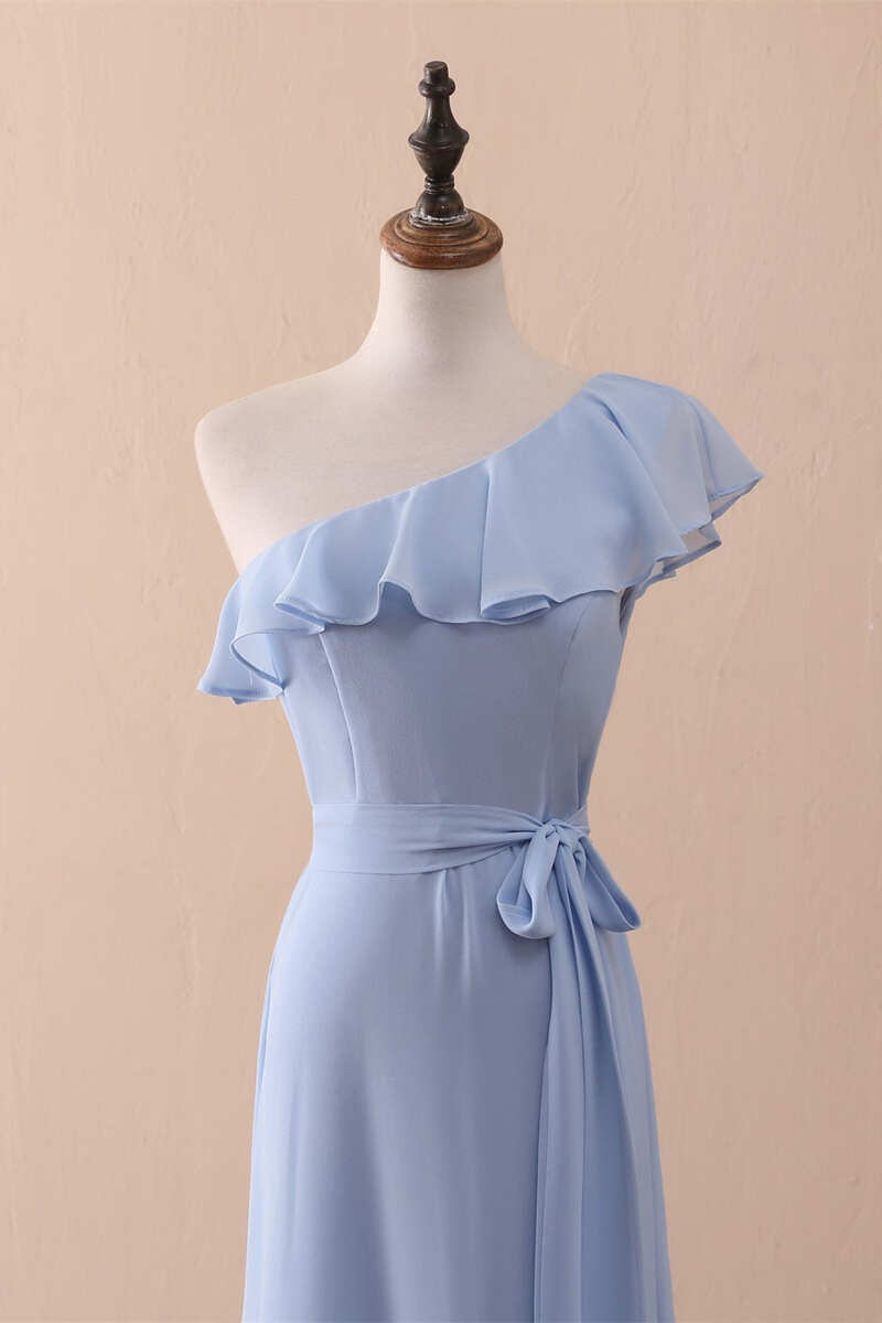 light periwinkle bridesmaid dresses Light Lilac Floor Length Chiffon Dress V-Neck Periwinkle Beach Party D –  DaisyFormals-Bridesmaid and Formal Dresses in 59+ Colors main image 1