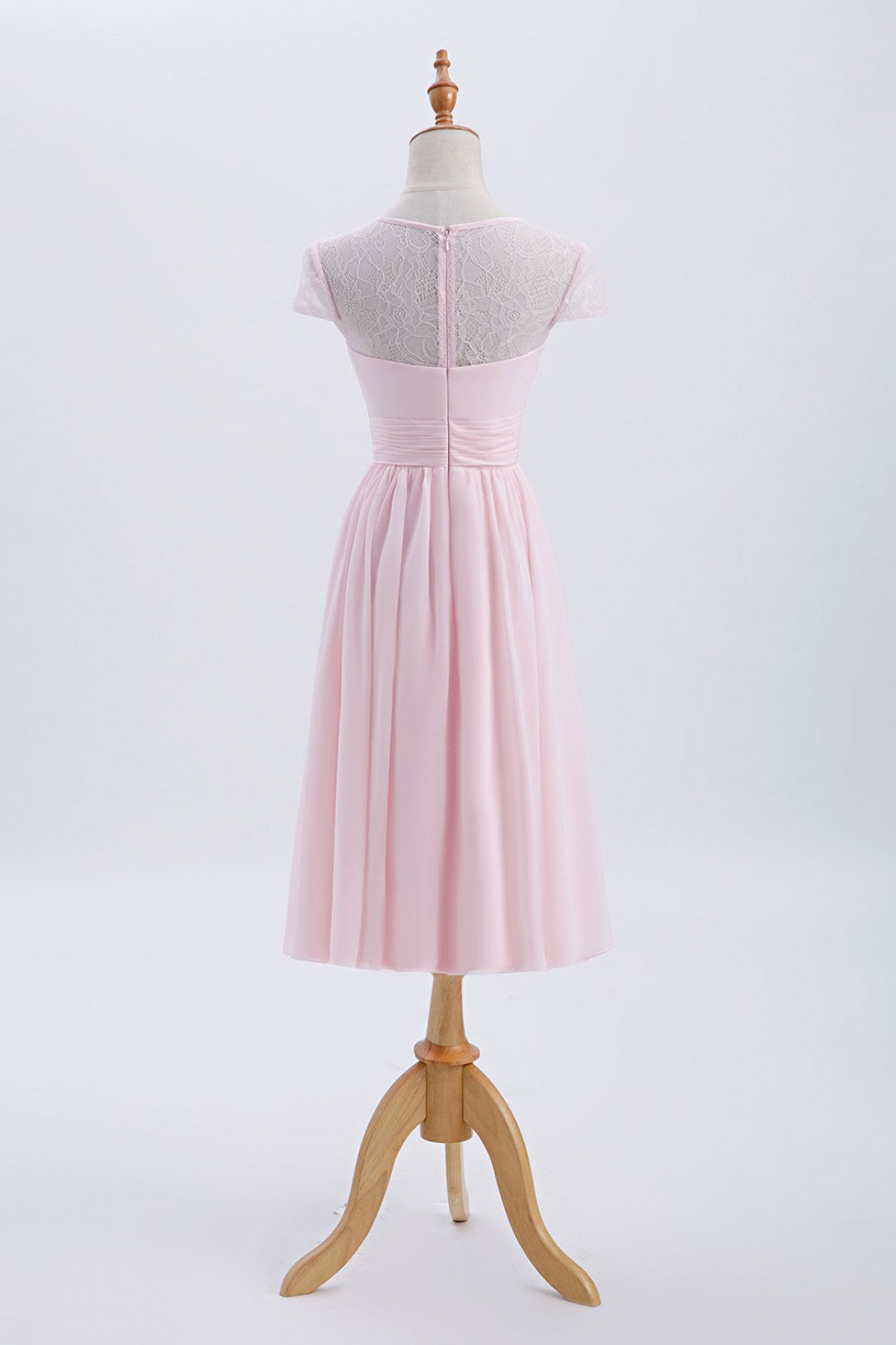 hot pink knee length bridesmaid dresses Pearl Pink Strapless Knee Length Cocktail Bridesmaid Dress