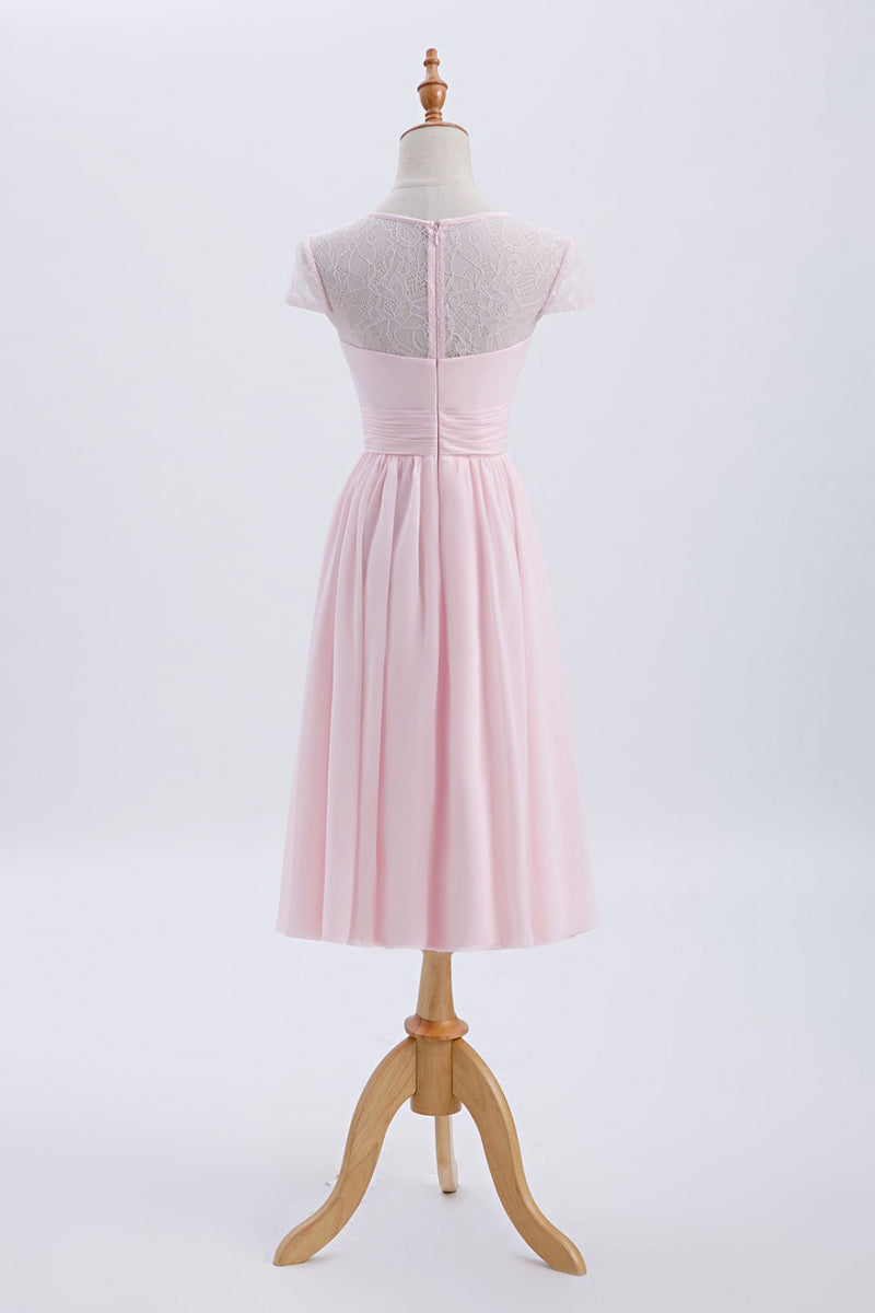 blush pink bridesmaid dresses short TDY Sweet Pink Short Infinity Dress