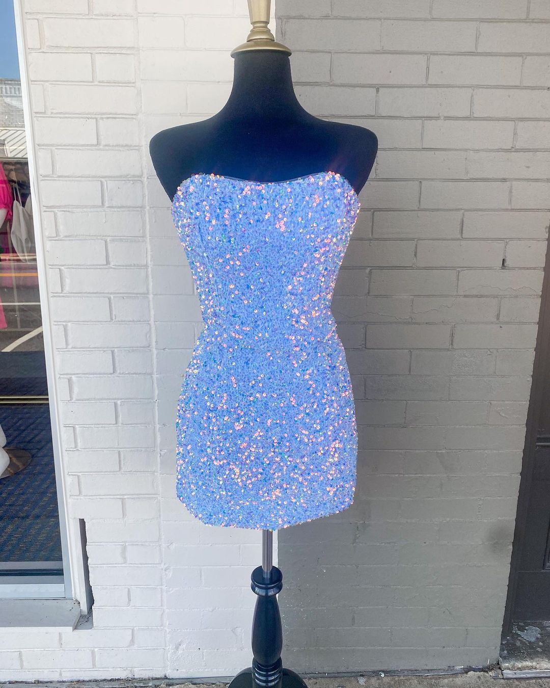 Royal Blue Sequin Strapless Mini Homecoming Dress Dreamdressy Royal Blue Sequin Strapless Mini Homecoming Dress Dreamdressy