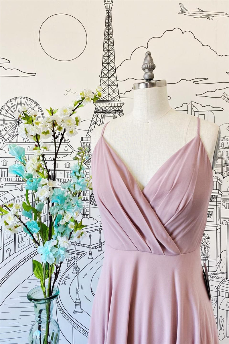 sachin and babi light blue dress Pastel Different Chiffon Infinite Beach Bridesmaid Dresses main image 1