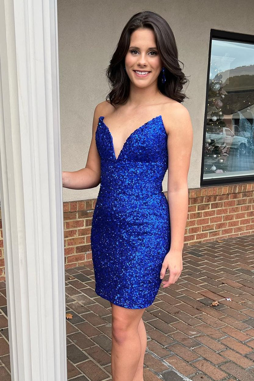 blue sequin bodycon dress Disco Baby One-Shoulder Sequin Mini Dress Light Blue