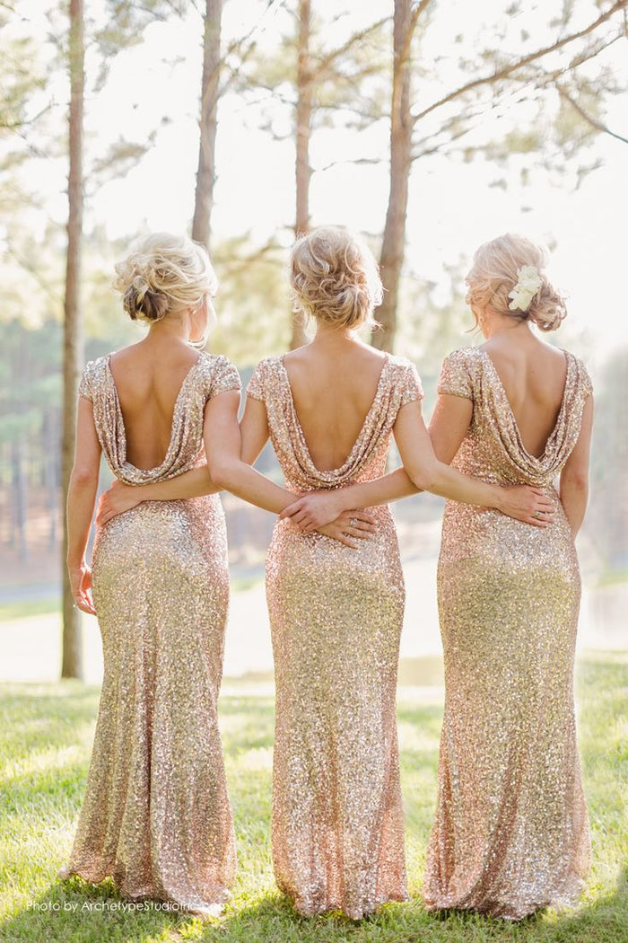 Sequin Bridesmaid Dresses – Dreamdressy